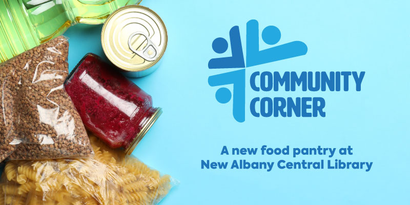 Community Corner food pantry at Floyd County Library