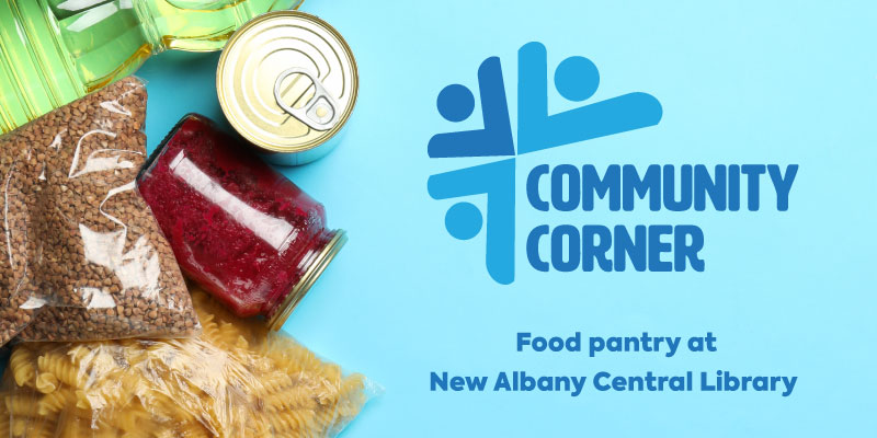 Community Corner Food Pantry at New Albany Central Library